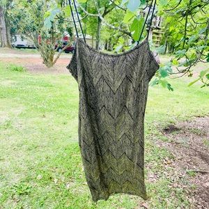 Gold & Black Party Dress